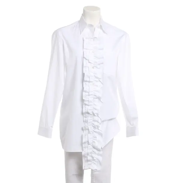 Blouse, in White, Cotton, Prada