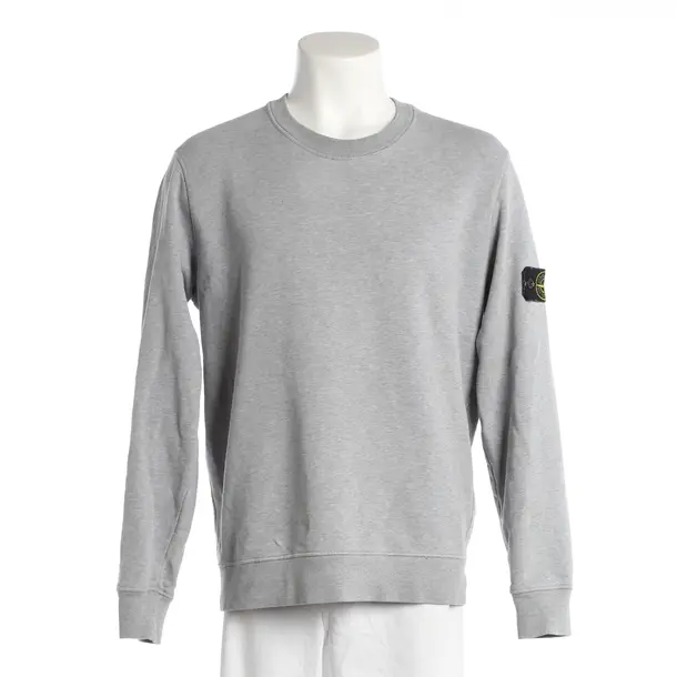 Sweatshirt, in Grau, Baumwolle, Stone Island