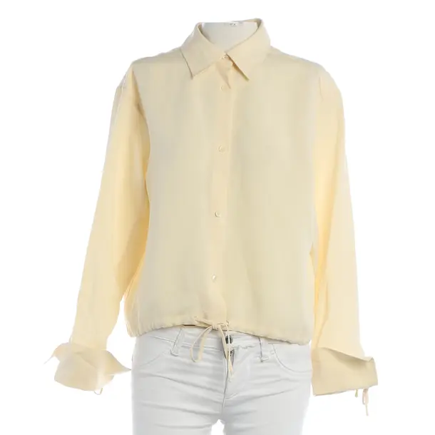 Bluse, in Pastellgelb, Lyocell, Totême