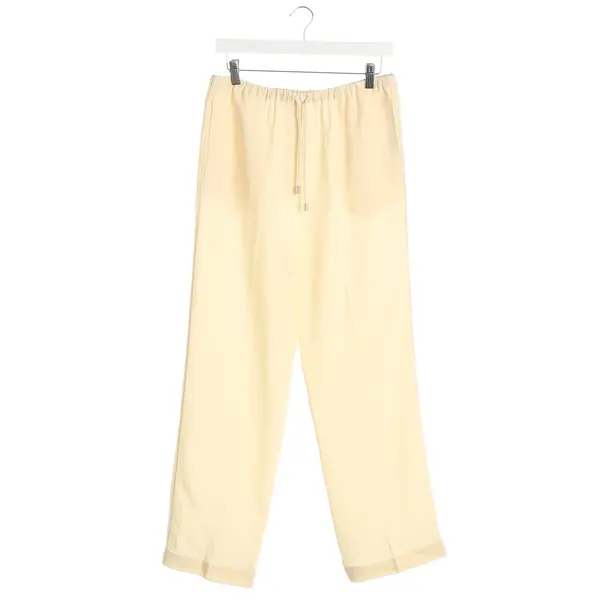 Pants, in Yellow, Lyocell, Totême