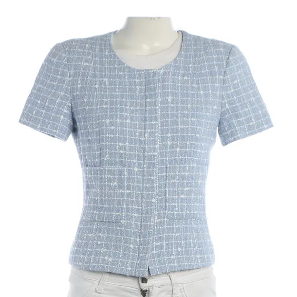 Blazer, in Light Blue, Cotton, Emporio Armani