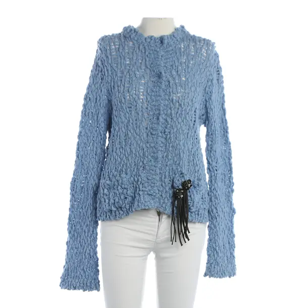 Strickjacke, in Blau, Wolle, Dorothee Schumacher