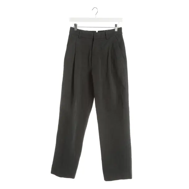 Pants, in Gray, Cotton, Victoria Beckham