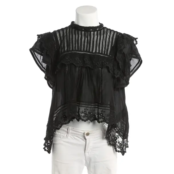 Camicetta, in Nero, Cotone, Isabel Marant