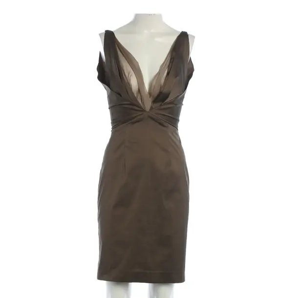 Cocktail Dress, in Brown, Polyester, Talbot Runhof