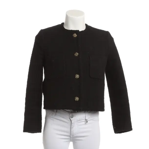 Übergangsjacke, in Schwarz, Baumwolle, Ba&sh