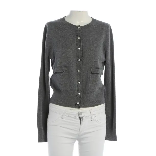 Cardigan, in Gray, Wool, Sandro