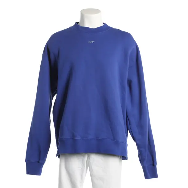 Sweatshirt, in Blue, Cotton, Off-White