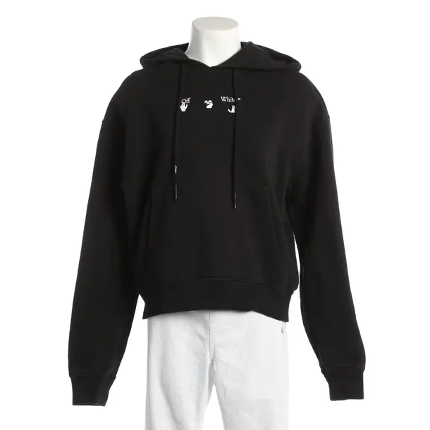 Hoodie, in Schwarz, Baumwolle, Off-White