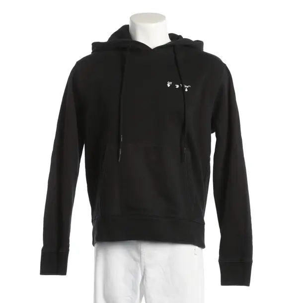 Hoodie, in Schwarz, Baumwolle, Off-White