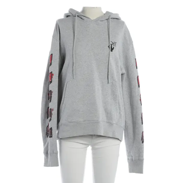 Hoodie, in Grau, Baumwolle, Off-White