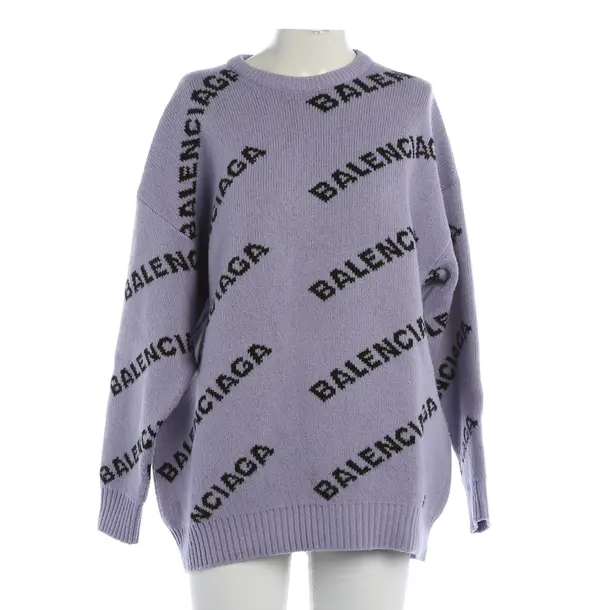 Pullover, in Lila, Wolle, Balenciaga