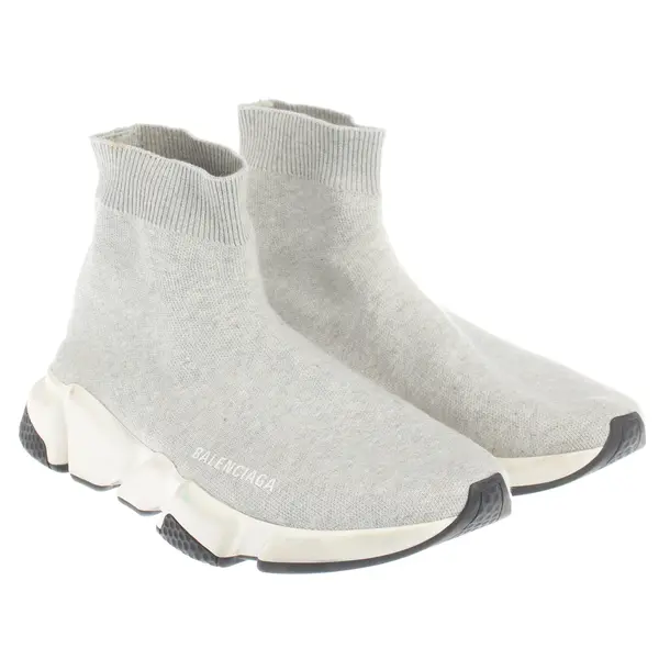 High-Top Sneaker, in Hellgrau, Balenciaga