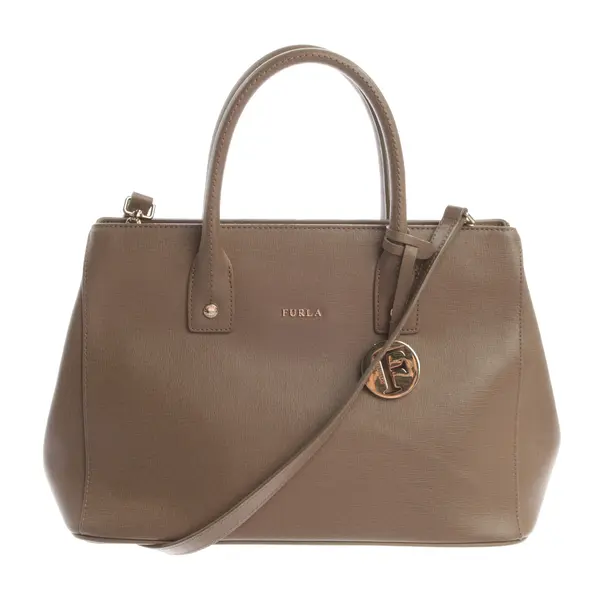 Handtasche, in Braun, Leder, Furla