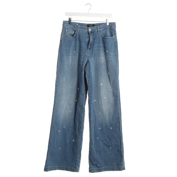 Jeans Flared, in Blau, Baumwolle, Marc Cain