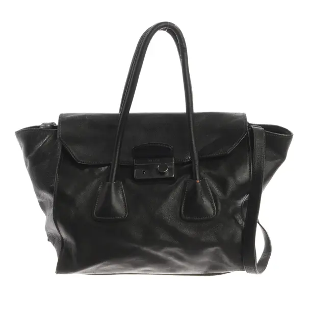 Handtasche, in Schwarz, Leder, Prada