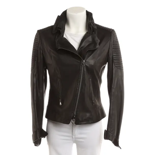 LeatherJacket, in Black, Leather, Schyia