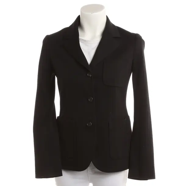 Blazer, in Black, Cotton, Prada