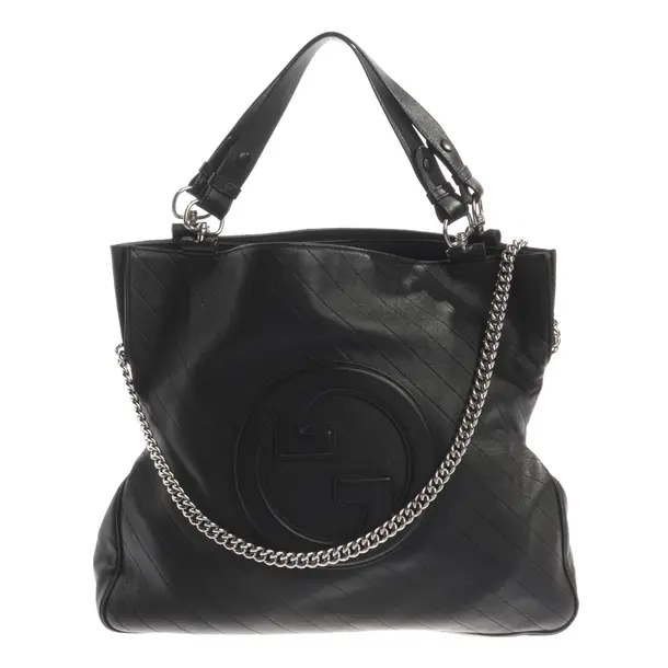 Schultertasche, in Schwarz, Leder, Gucci