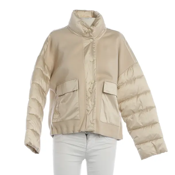 Mid-Season Jacket, in Beige, Wool, Marc Cain Sports