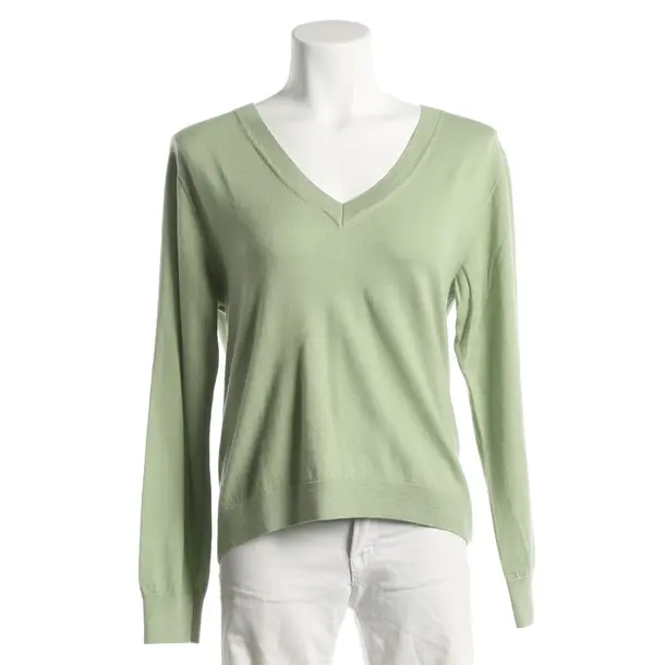 Jumper, in Green, Wool, Closed