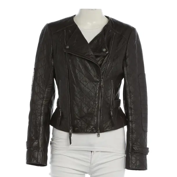 Lederjacke, in Dunkelbraun, Leder, Marc Cain