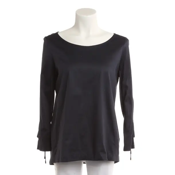 Long Sleeve Shirt, in Navy, Cotton, Dorothee Schumacher