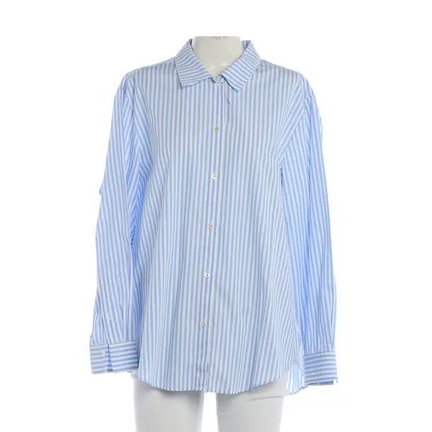 Blouse, in Blue, Cotton, Van Laack