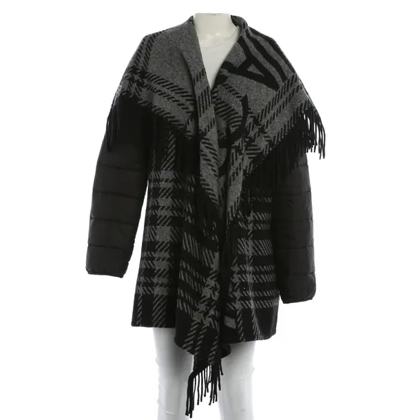 Mid-Season Coat, in Black, Wool, Marc Cain