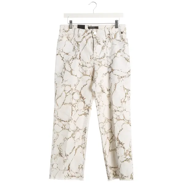 Pants, in White, Cotton, Marc Cain