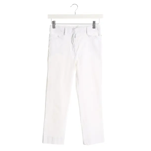Pants, in White, Cotton, Jil Sander