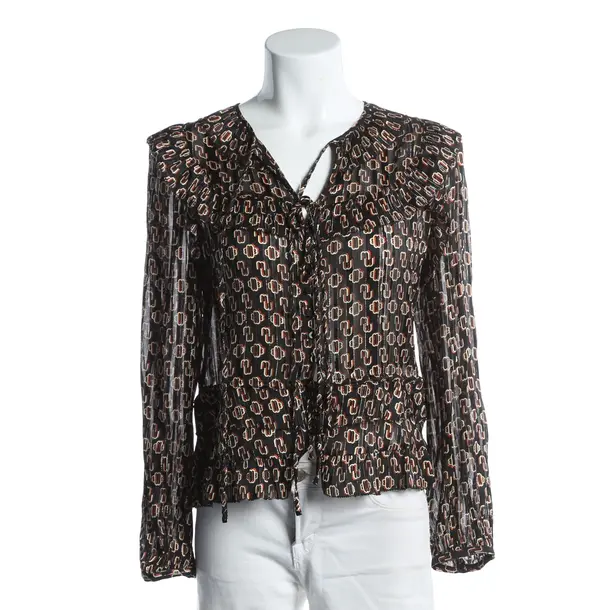Bluse, in Schwarz, Seide, Maje