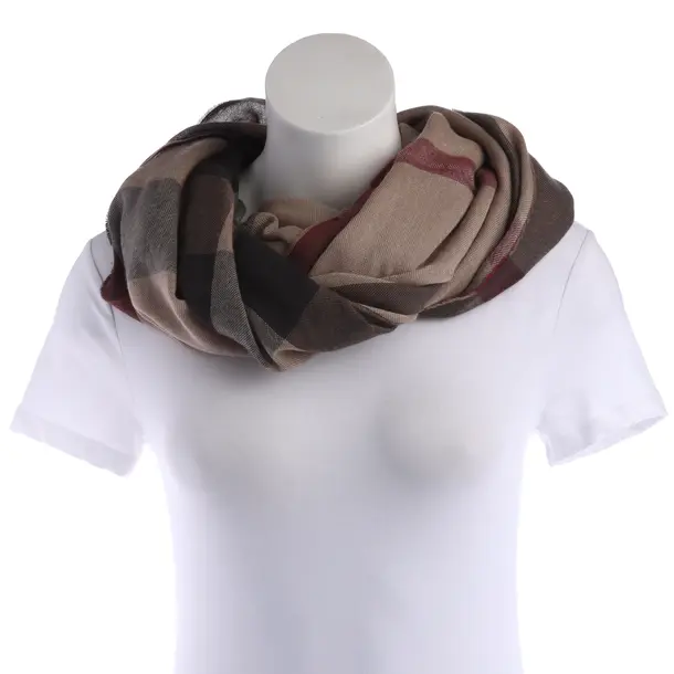 Shawl, in Multicolored, Cashmere, Burberry