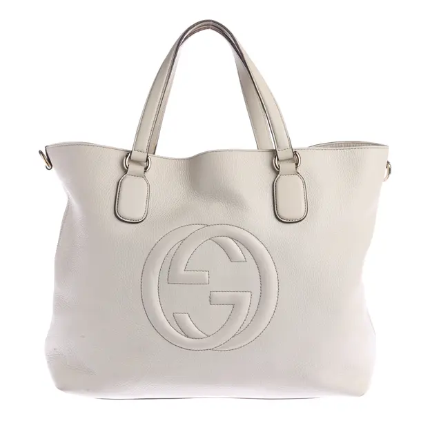 Shopper, in Beige, Leder, Gucci