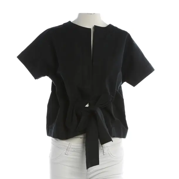 Bluse, in Navy, Baumwolle, Saint Laurent