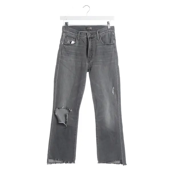 Jeans svasati, in Grigio, Cotone, Madre