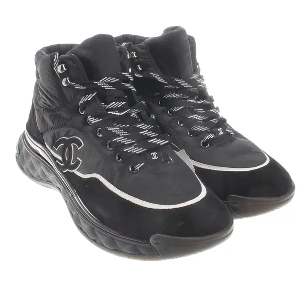 High-Top Sneakers, in Black, Chanel