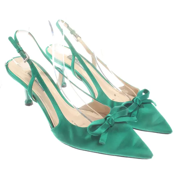 Slingbacks, in Green, Prada