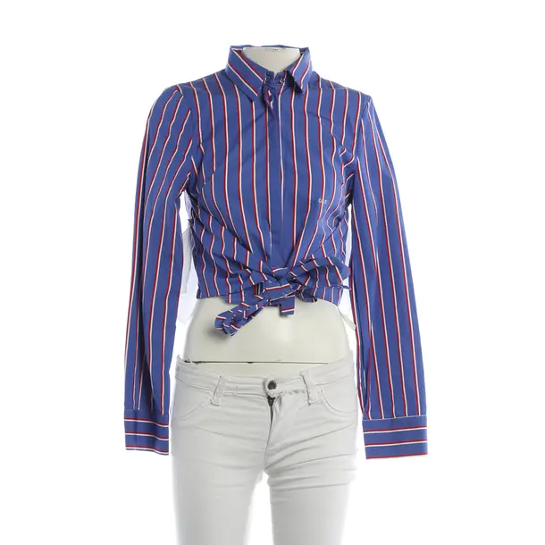 Blouse, in Multicolored, Cotton, Off-White