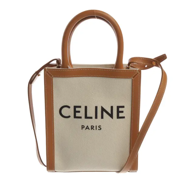 Handbag, in Beige, Leather, Céline