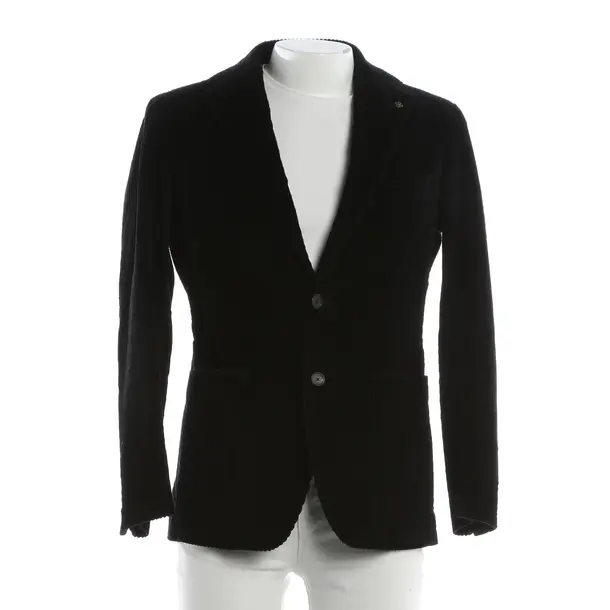 Blazer, in Black, Cotton, Tagliatore