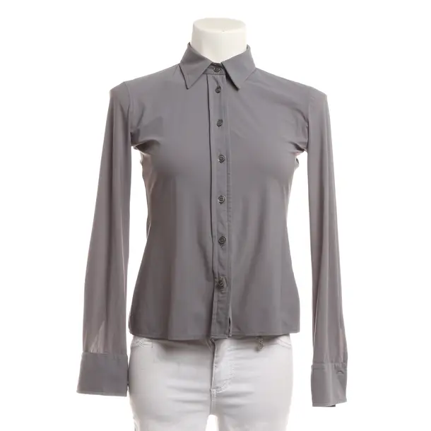 Bluse, in Grau, Polyamid, Caliban