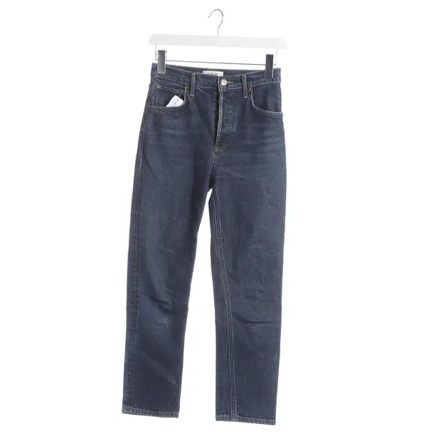 Jeans straight fit, in Marina Militare, Cotone, Agolde