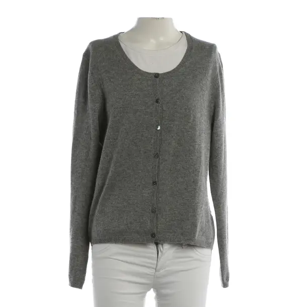 Cardigan, in Gray, Cashmere, FTC Cashmere