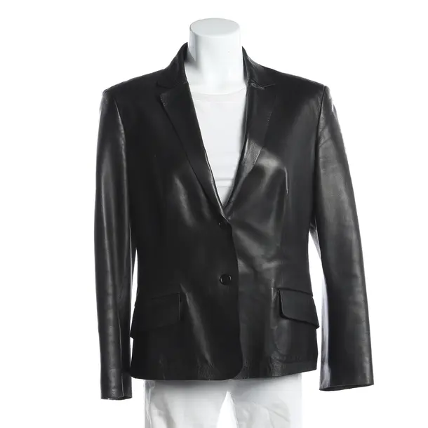 Blazer, in Nero, Pelle, Strenesse