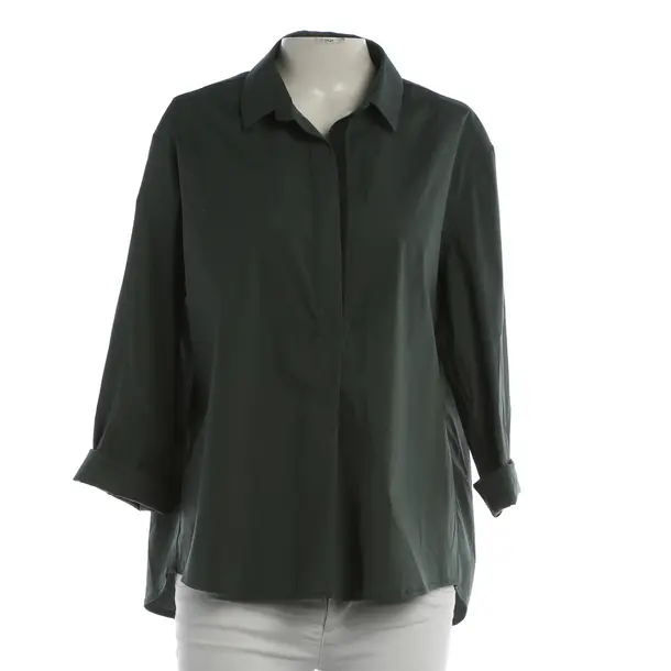 Blouse, in Green, Cotton, Antonelli
