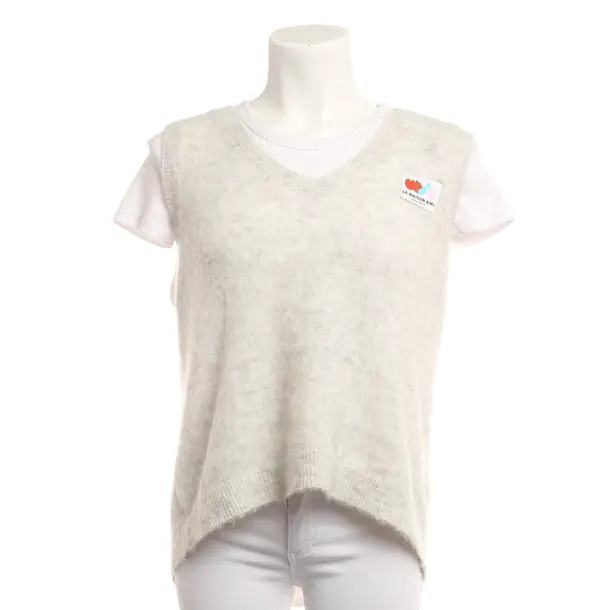 Sweater Vest, in Light Gray, Polyamide, American Vintage