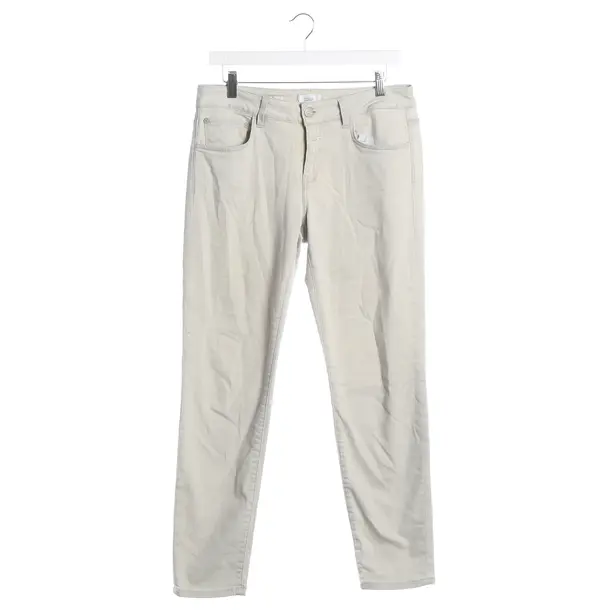 Slim Fit Jeans, in Light Gray, Cotton, Closed