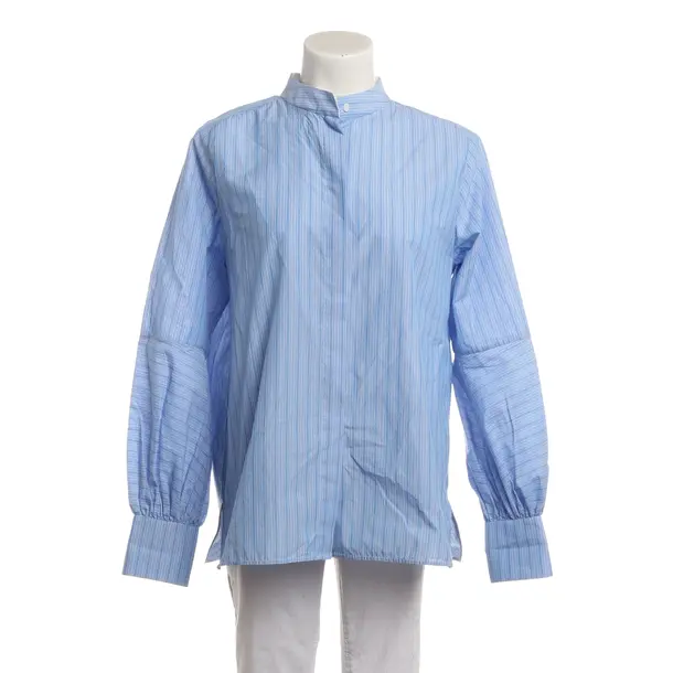 Bluse, in Blau, Baumwolle, Le Sarte Pettegole