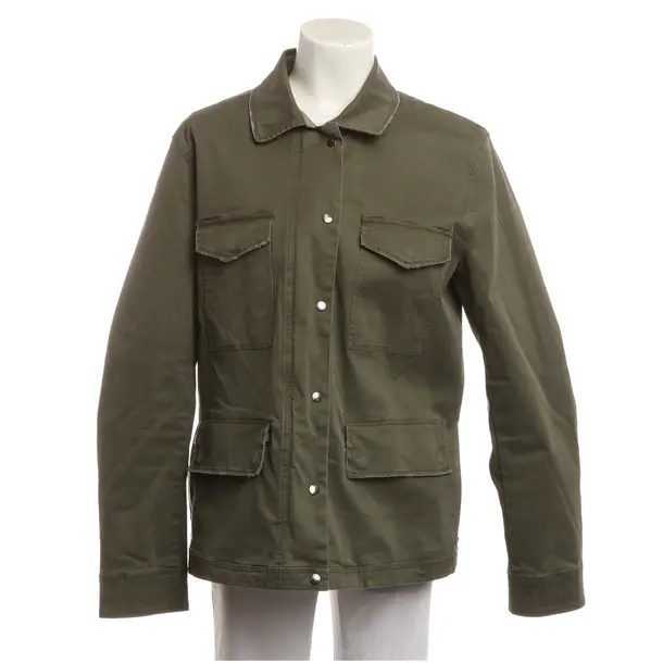 Summer Jacket, in Dark Green, Cotton, Marc O'Polo